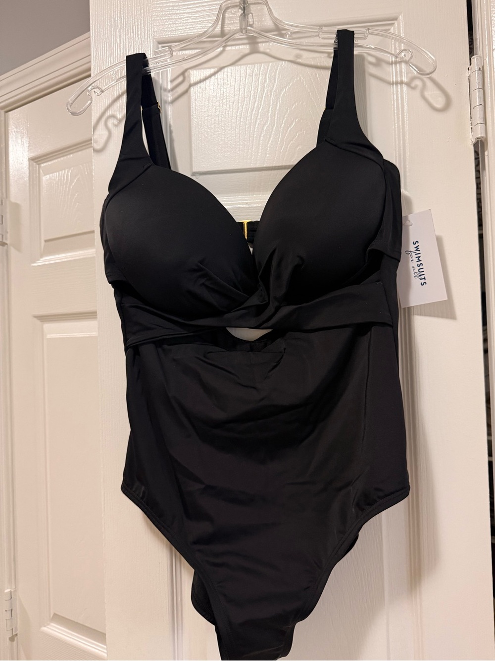 Swimsuits for All brand new, never worn black one piece
